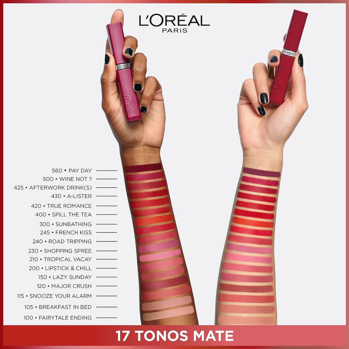 Batom líquido L'Oreal Make Up Infaillible Matte Resistance Snooze your ala Nº 115 (1 Unidade)