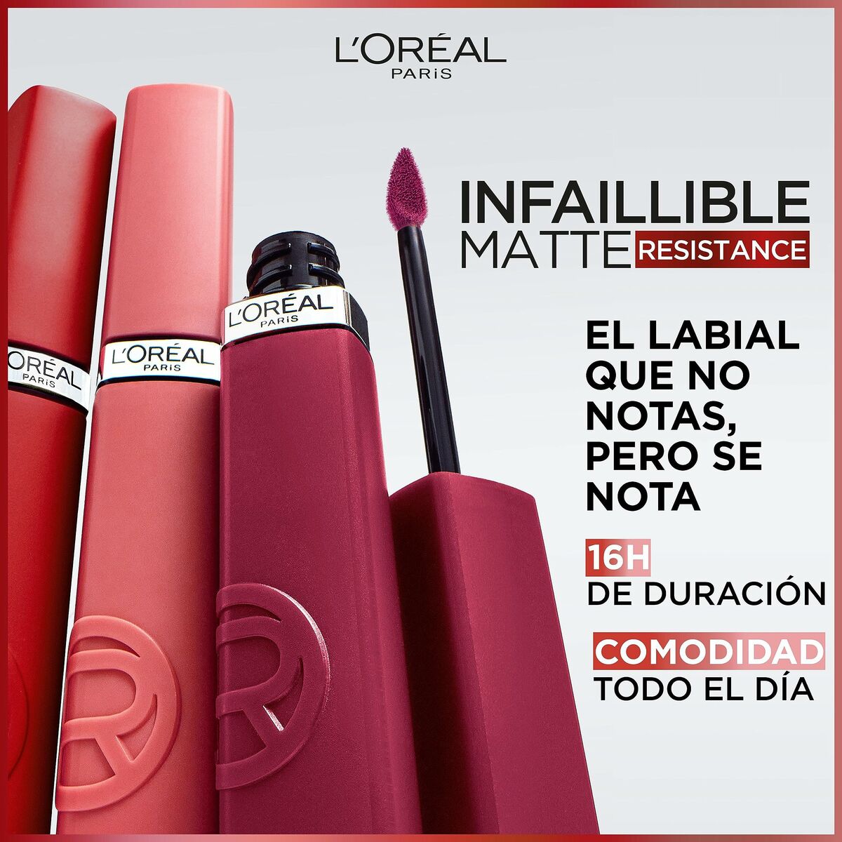 L'Oreal Make Up Infallible Matte Resistance Liquid Lipstick Wine nicht? Nr. 500 (1 Stück)