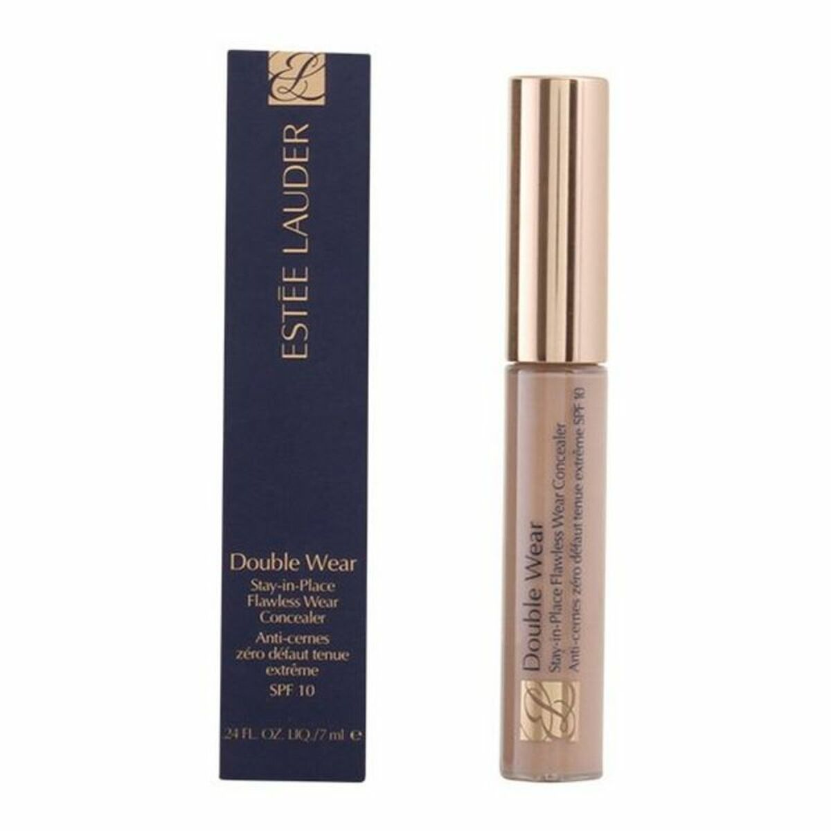 Corretor Facial Double Wear Stay-in-Place Flawless Wear Estee Lauder 4N-Medium Deep Spf 10 (7 ml)