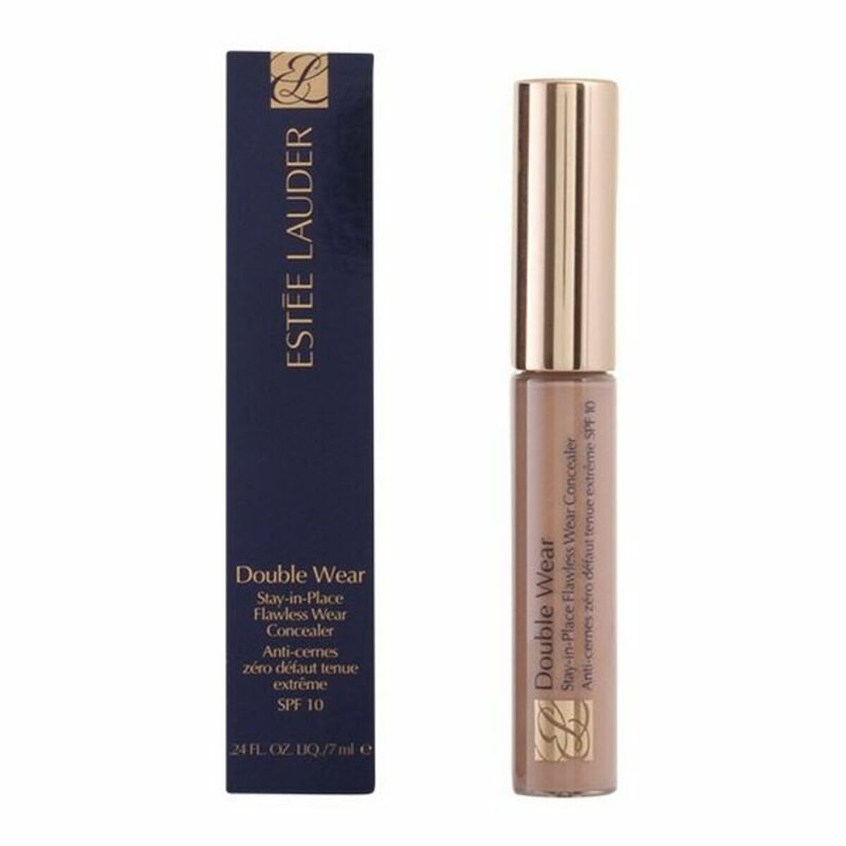 Corretor Facial Double Wear Stay-in-Place Flawless Wear Estee Lauder 4N-Medium Deep Spf 10 (7 ml)