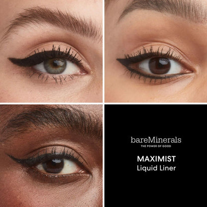 Eyeliner bareMinerals Maximist Preto 4 ml