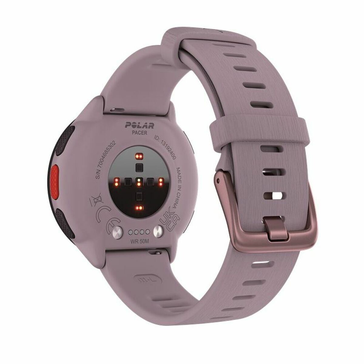 Smartwatch com Pedómetro Running Polar Roxo 1,2"