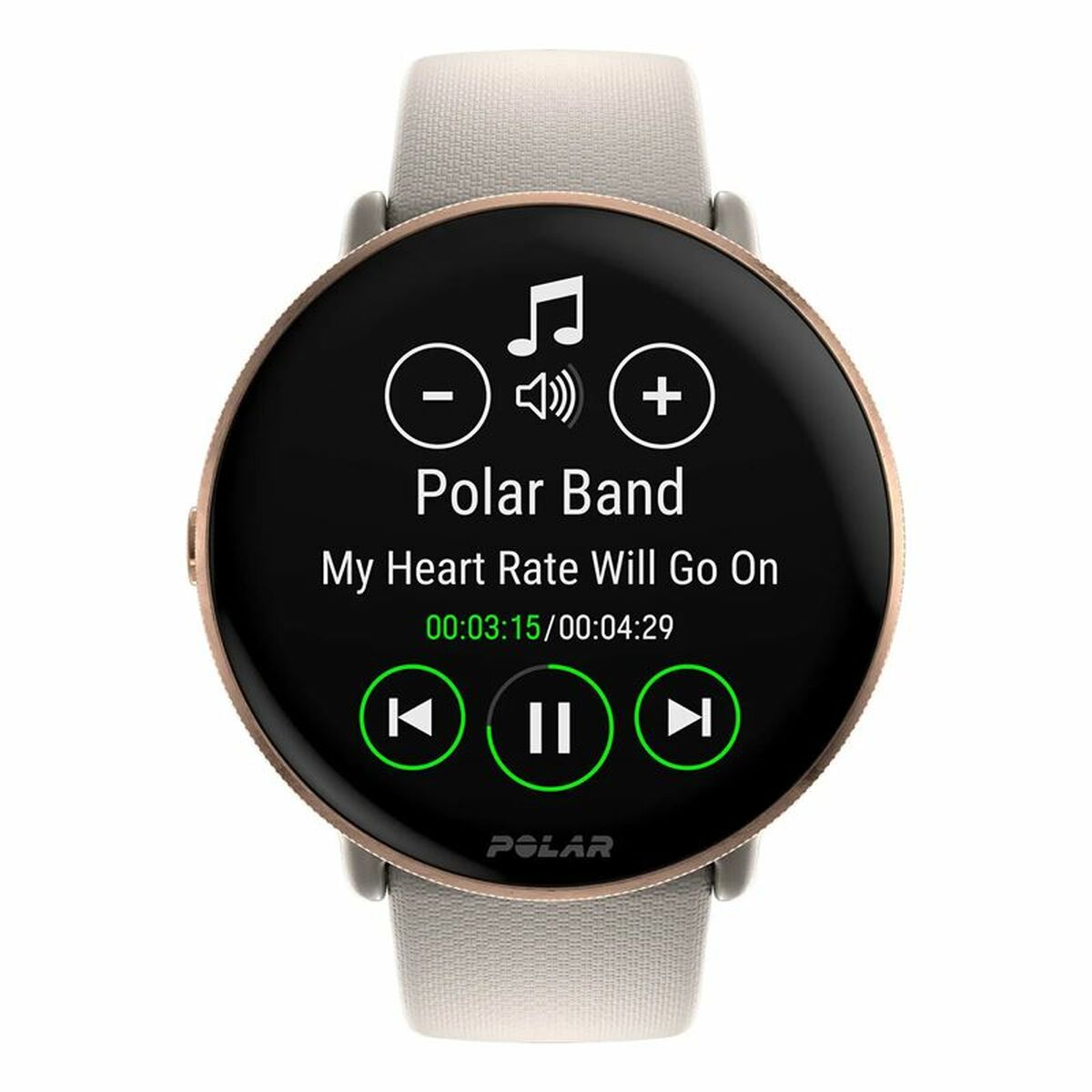 Smartwatch Polar IGNITE 3 Prateado 1,28"