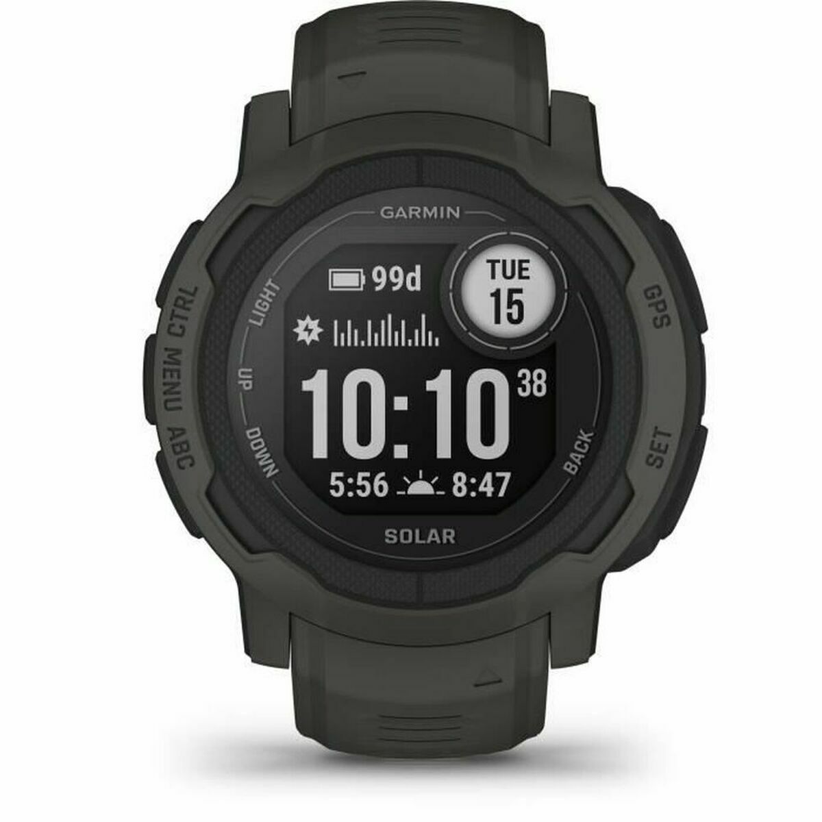 Pulseira de Atividade GARMIN Preto Grafite 0,9" Ø 45 mm