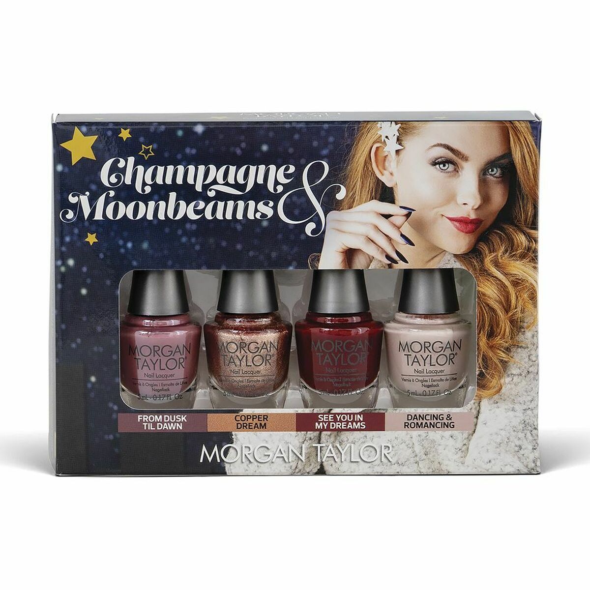 Nagellack Morgan Taylor Champagne &amp; Moonbeams (4 Stück)