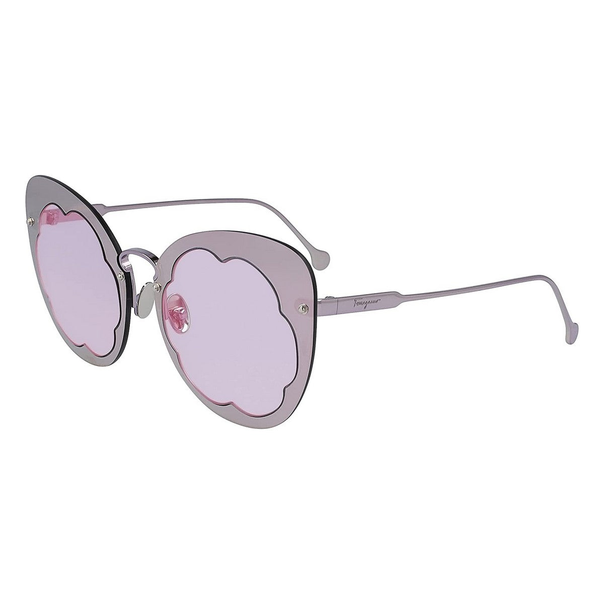 Óculos escuros femininos Salvatore Ferragamo SF178SM-AMO-FLOWERFUL-537 ø 63 mm