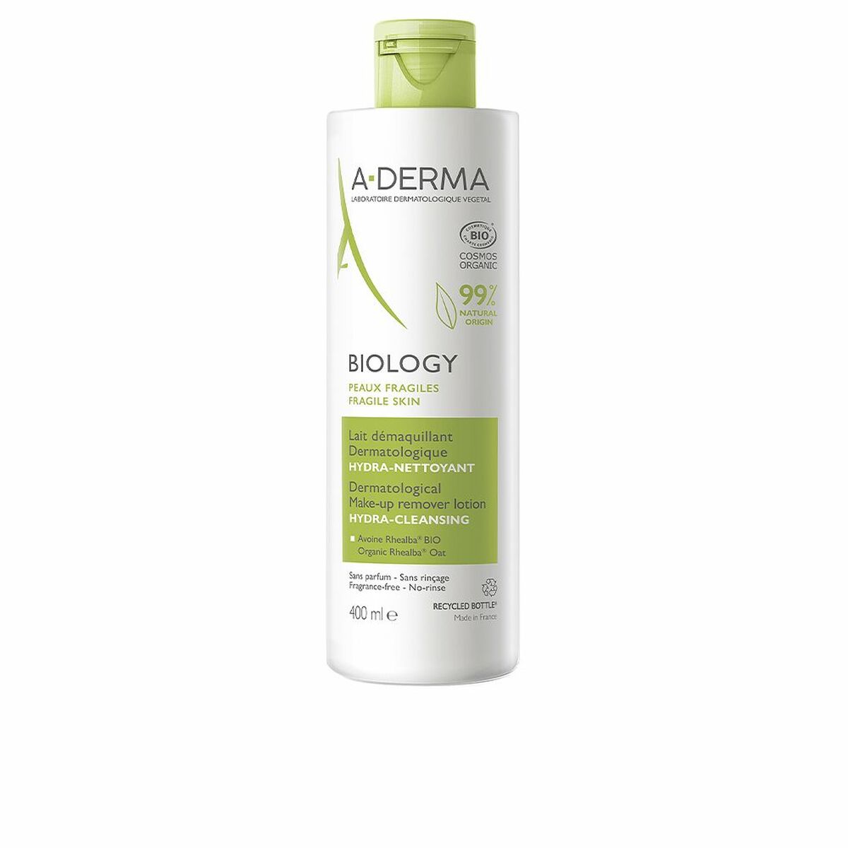 Leite Desmaquilhante A-Derma Biology (400 ml)