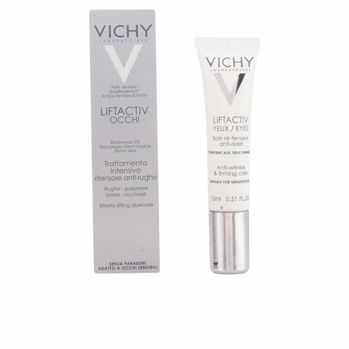 Creme Antienvelhecimento para o Contorno de Olhos Vichy 2525114 15 ml Antirrugas