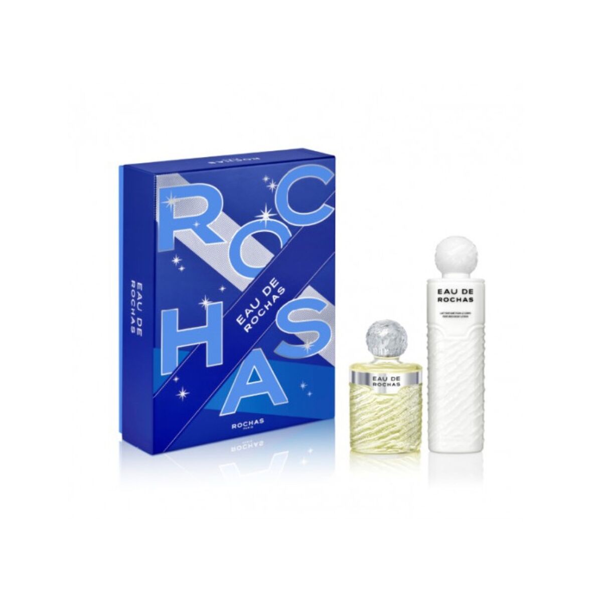 Conjunto de Perfume Mulher Rochas Eau De Rochas 2 Peças