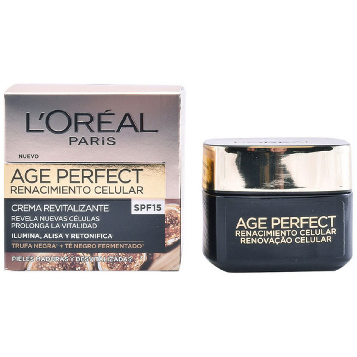 Creme de Dia Nutritivo L'Oreal Make Up Age Perfect SPF 15 (50 ml) (50 ml)