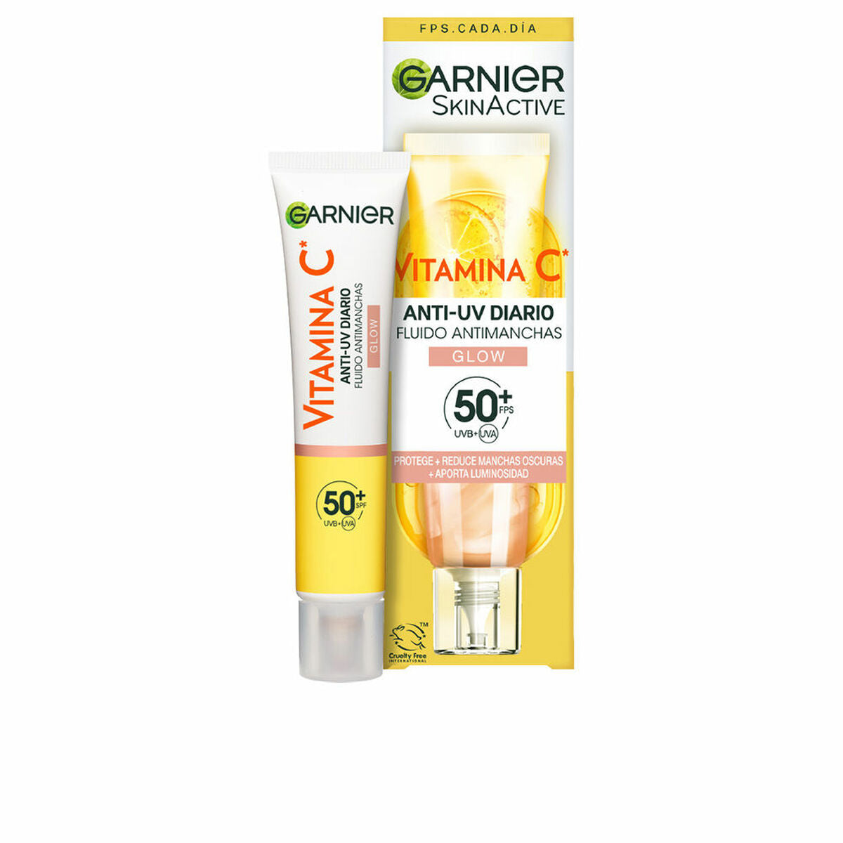 Fluido Hidratante Garnier Vitamin C - Glow Antimanchas 40 ml