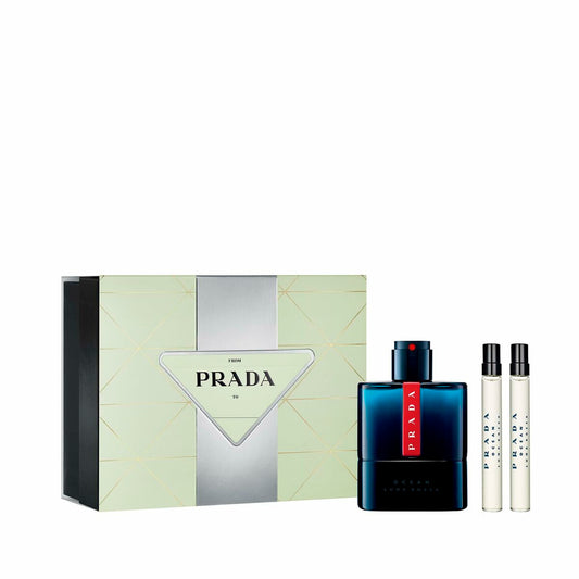 Conjunto de Perfume Homem Prada EDT Luna Rossa Ocean 3 Peças