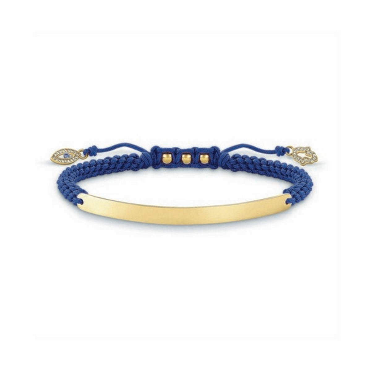 Thomas Sabo Damen-Armband LBA0067-899-1 Blau Silber Golden (21 cm)