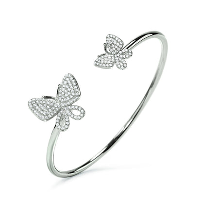 Folli Follie Butterflies Bracelet Sterling Silver (Ø 55 mm)