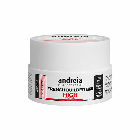 Verniz de unhas em gel French Builder High Viscosity Andreia 0BGFCP22 Cor de Rosa (22 g)