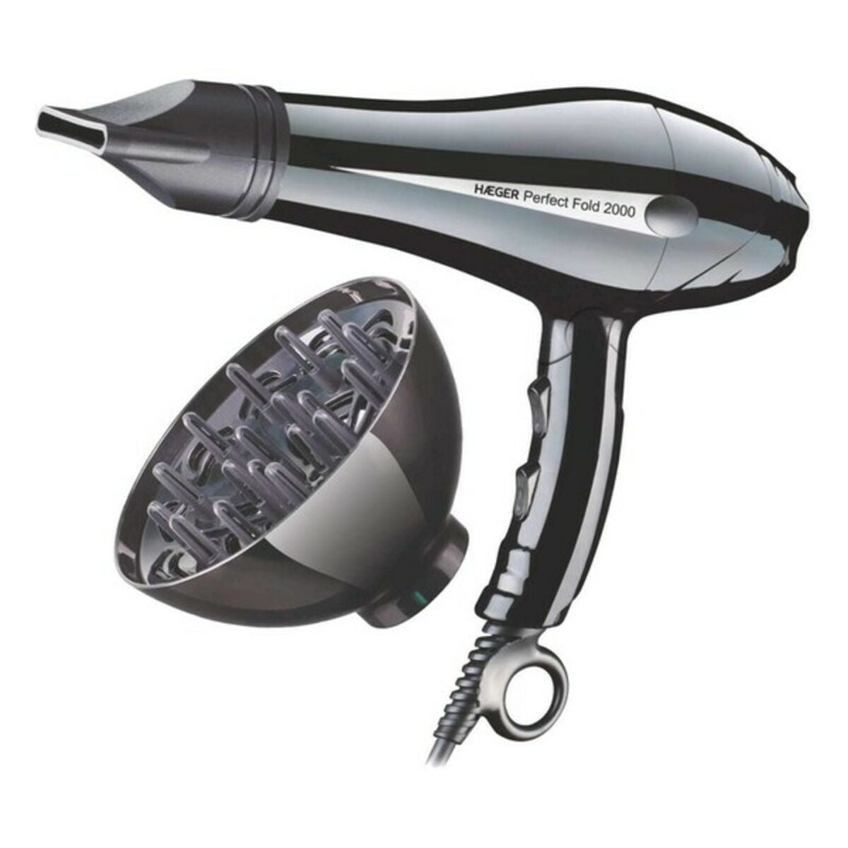 Secador de Cabelo Haeger HD-200.012A 2000W Preto 2000 W