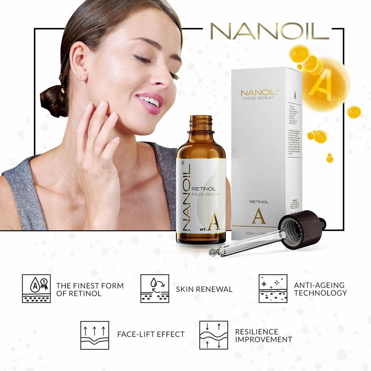 Nanoil Retinol Anti-Aging-Serum (50 ml)