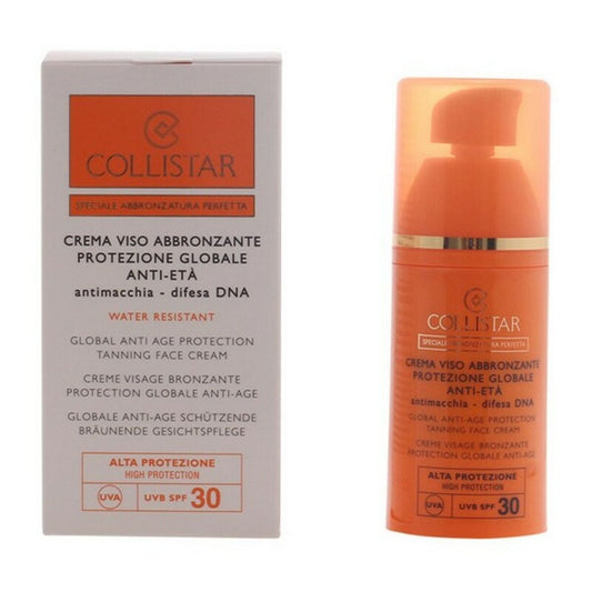 Bronzeador Perfect Tanning Collistar Crema Rostro Spf 30 (50 ml) 50 ml