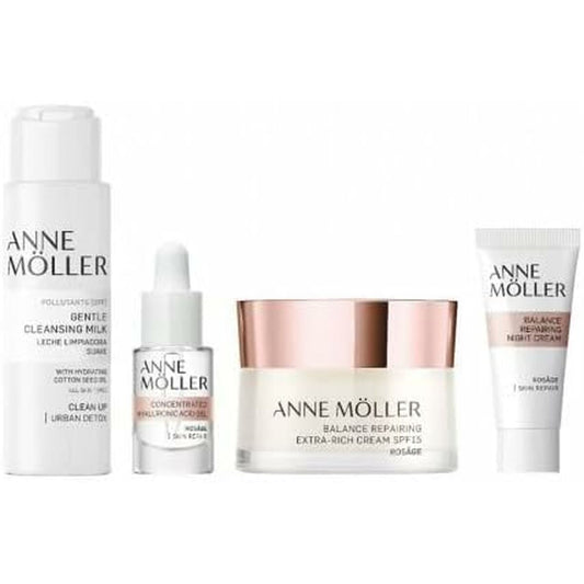 Conjunto de Cosmética Unissexo Anne Möller Rosâge Balance Extra-Rich Repairing Cream 4 Peças