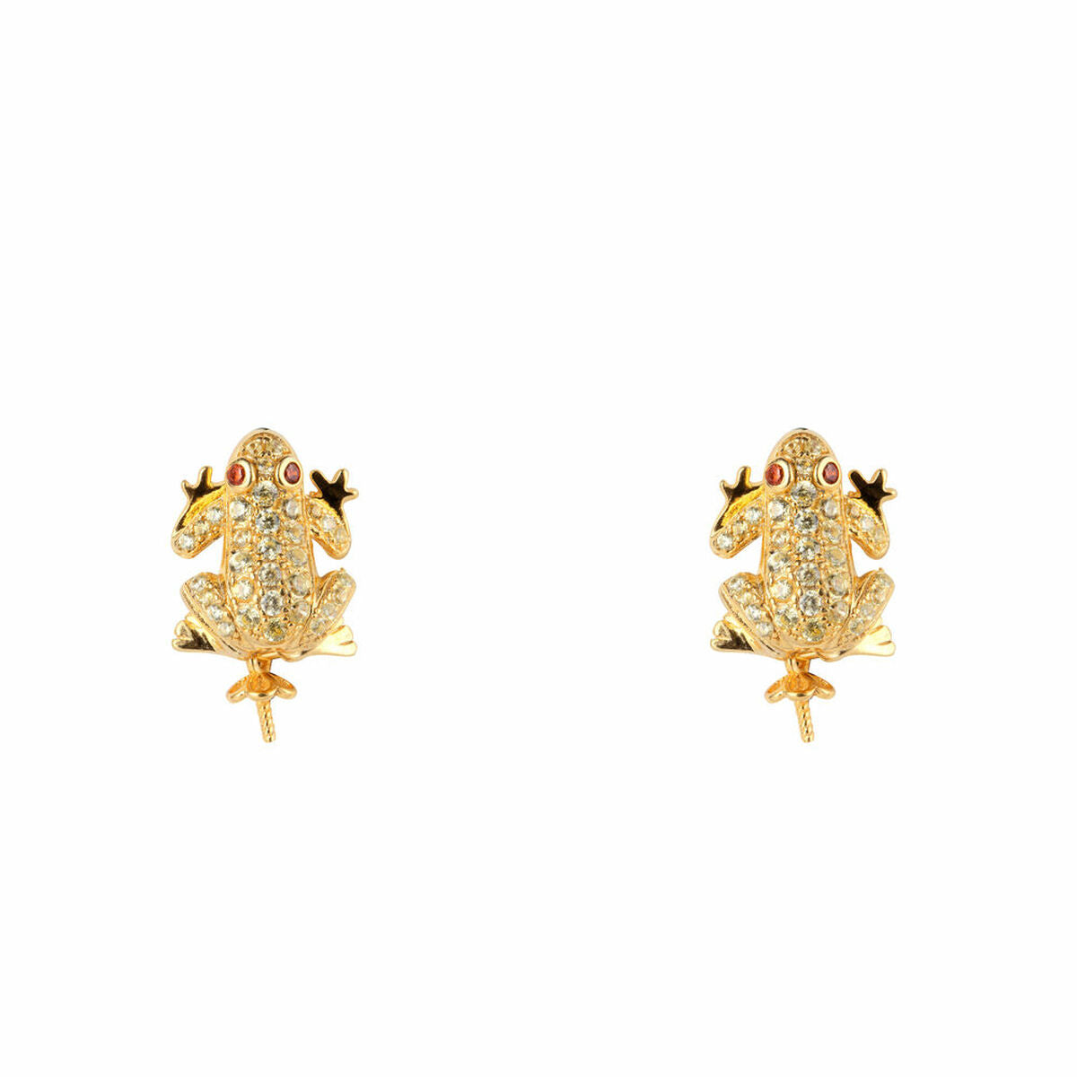 Brincos femininos Lancaster JLA-EAR-FROG-6 1,2 cm