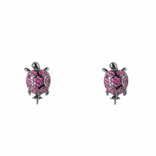 Brincos femininos Lancaster JLA-EAR-TURTLE-5 1,2 cm