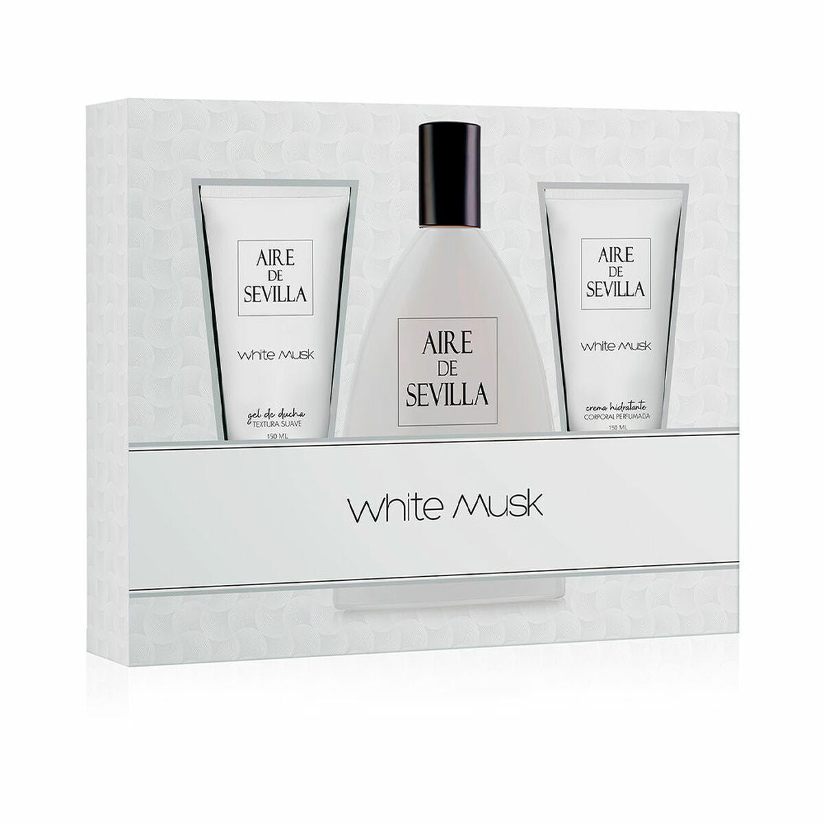 Conjunto de Perfume Mulher Aire Sevilla White Musk EDT 3 Peças