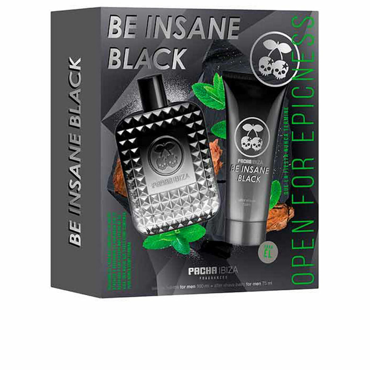 Conjunto de Perfume Mulher Pacha Ibiza Be Insane Black 2 Peças