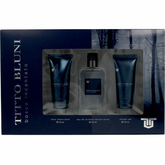 Conjunto de Perfume Homem Titto Bluni Bosco Incantato 3 Peças