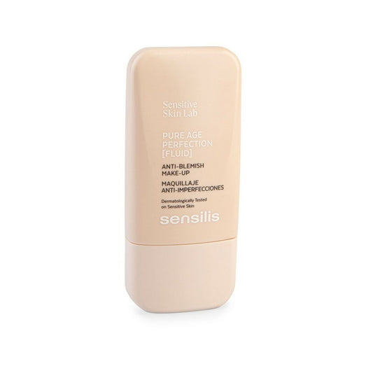 Base de Maquilhagem Cremosa Sensilis Pure Age Perfection 05-pêche Anti-imperfeições (30 ml)