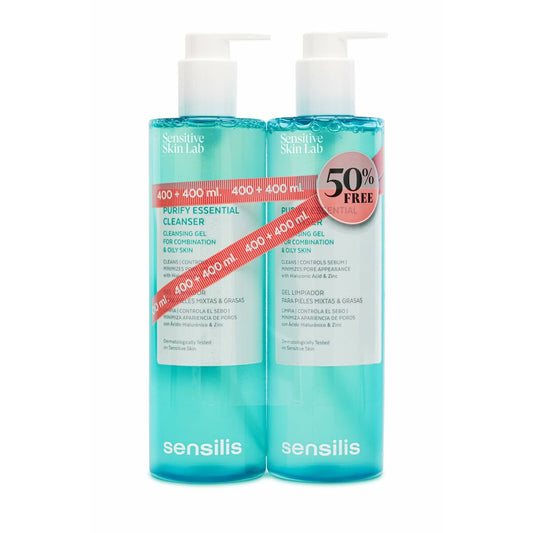 Gel de Limpeza Facial Sensilis Purify Essential 2 x 400 ml