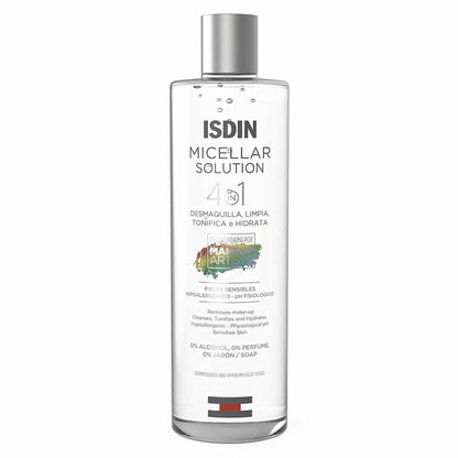 Água Micelar desmaquilhante Isdin 4 em 1 (400 ml)