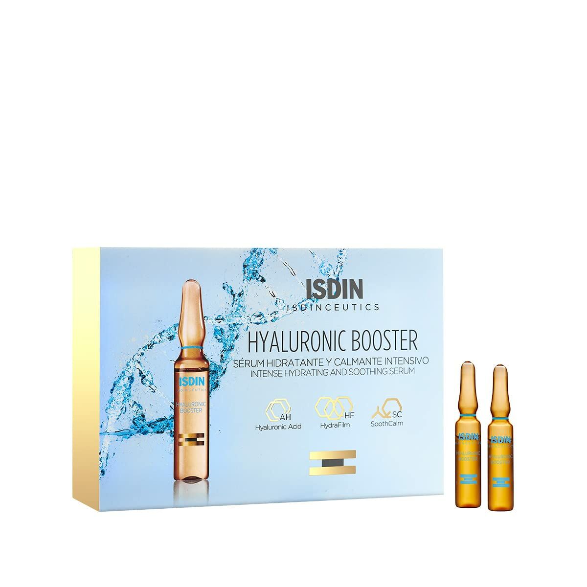 Isdin Isdinceutics Feuchtigkeitsspendende Gesichtsbehandlungsampullen (10 x 2 ml)