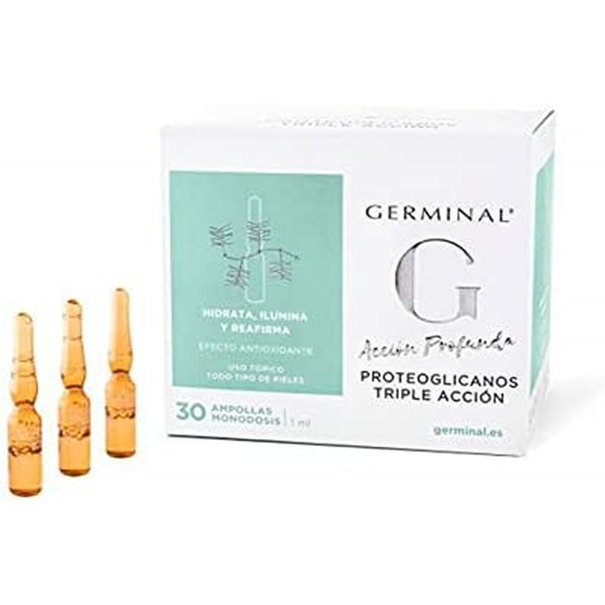 Tratamento Anti-Idade para Rosto e Pescoço Germinal Acción Profunda Proteoglicanos 30 x 1 ml