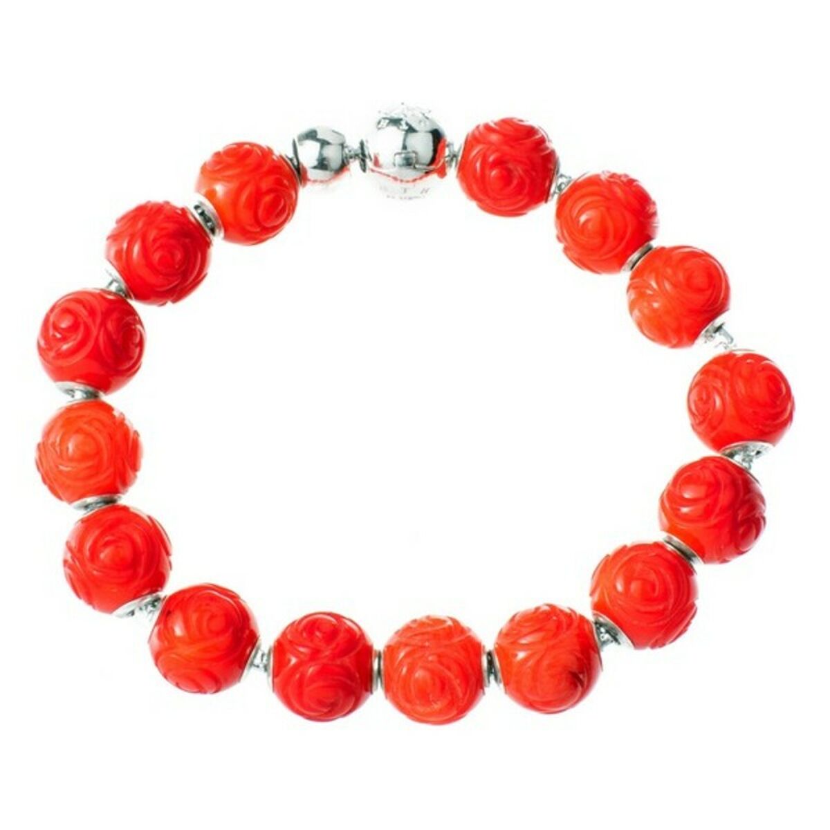 Thomas Sabo Damen-Armband KT0147-870-10-L17 Rot 20 cm