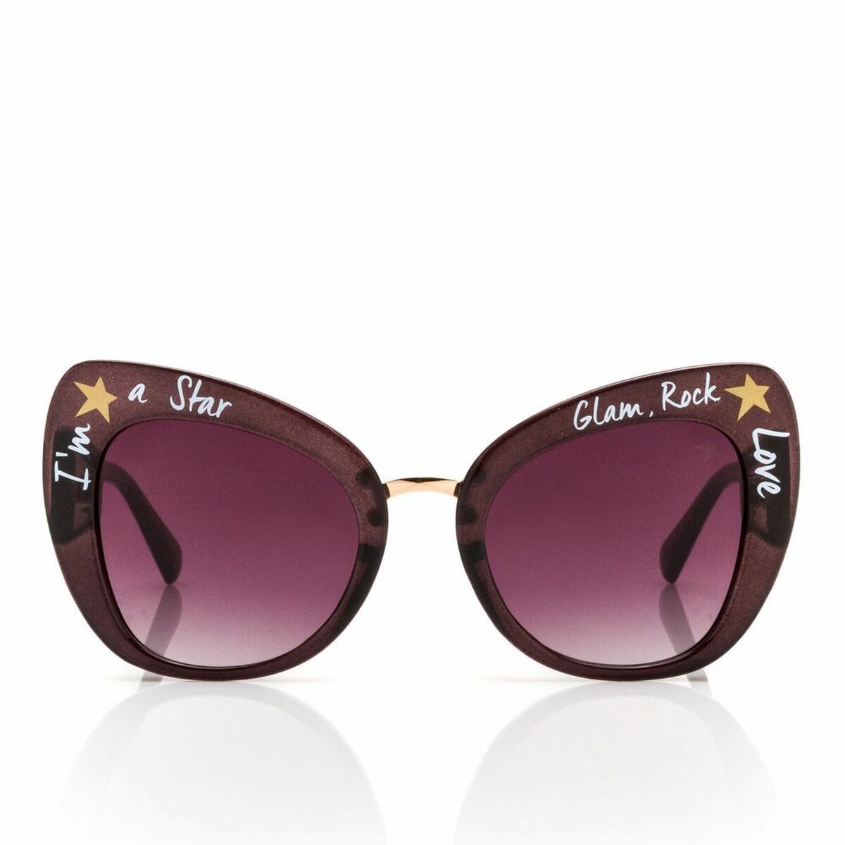 Glam Rock Starlite Design Sonnenbrille (55 mm)