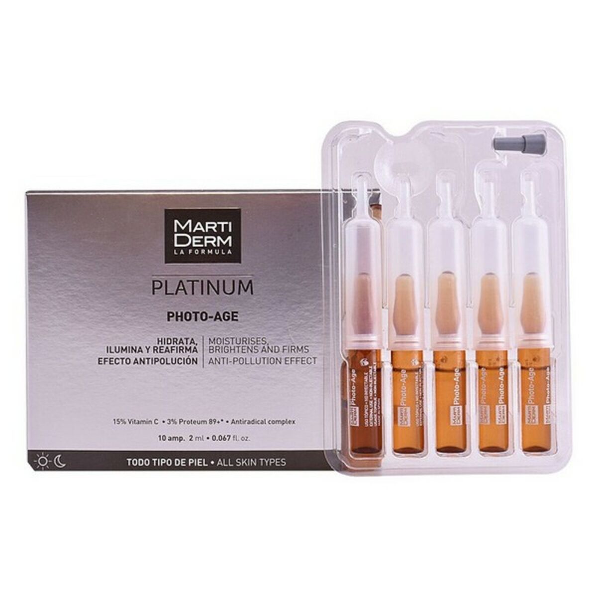 Ampolas Platinum Photo Age Martiderm (2 ml)