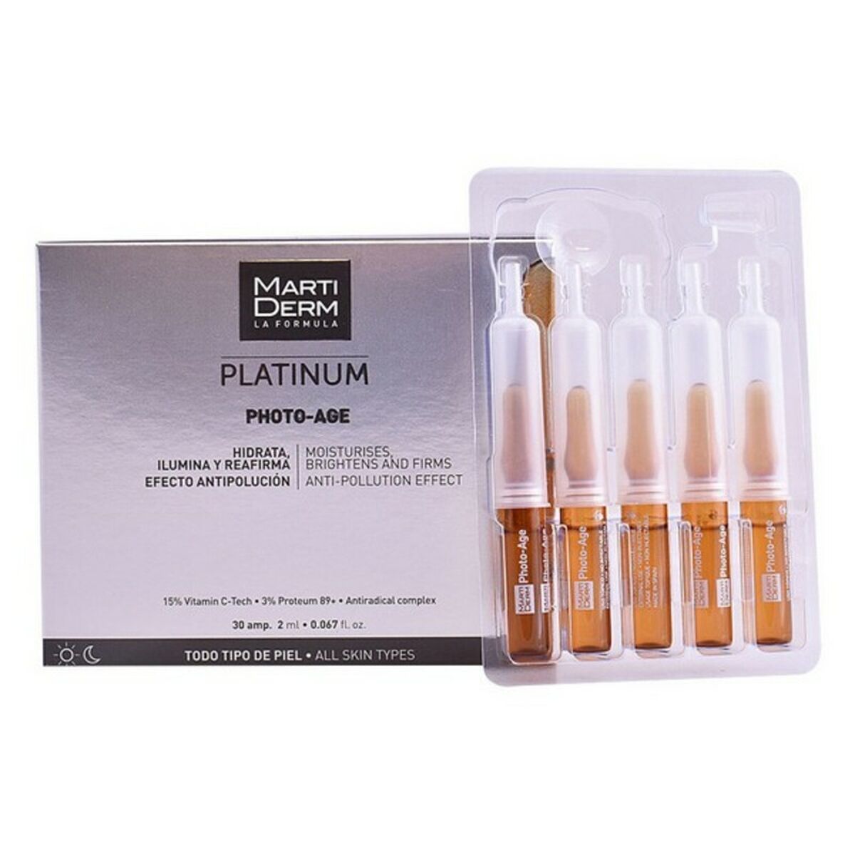 Ampolas Platinum Photo Age Martiderm (2 ml)