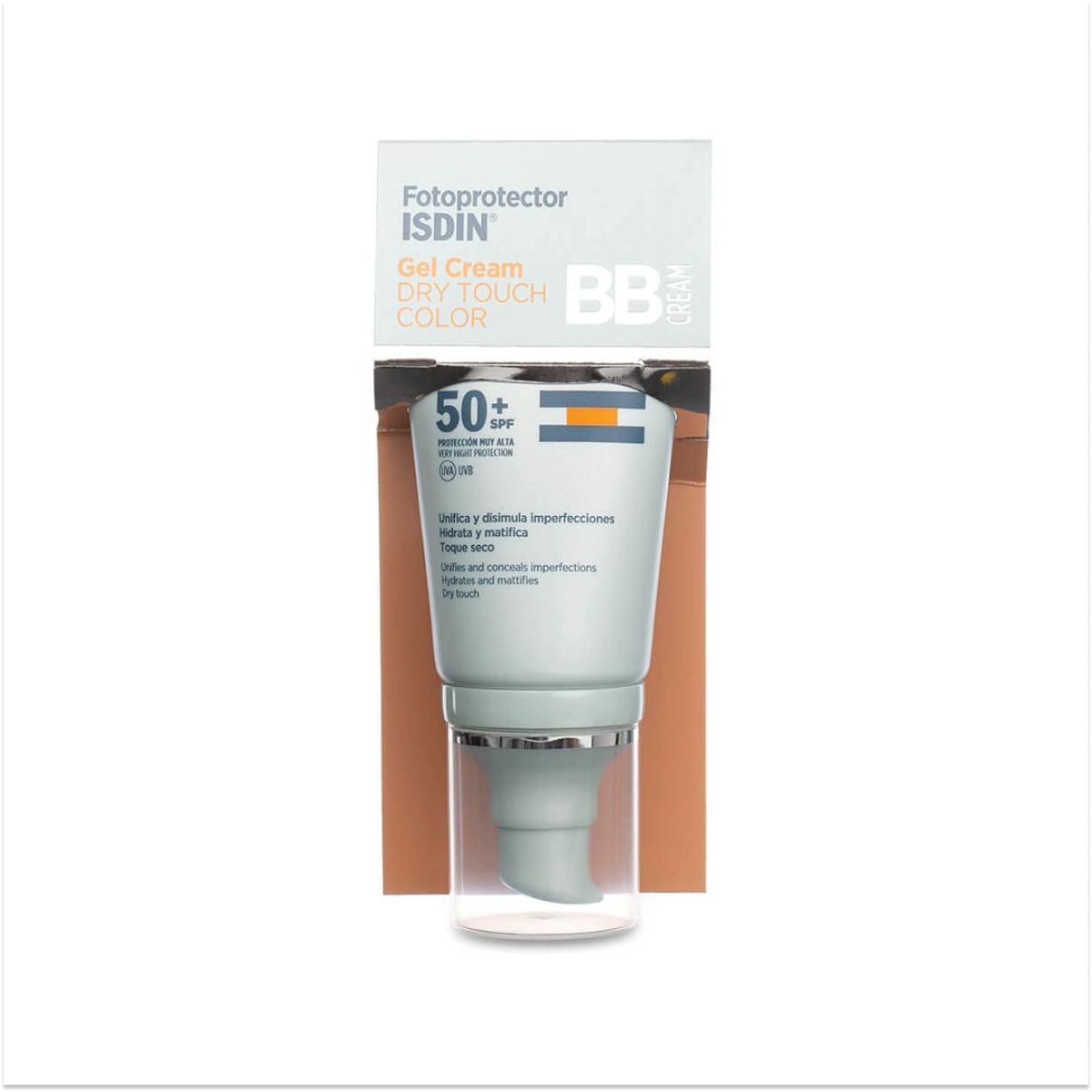 Creme Hidratante com Cor Isdin Fotoprotector Gel SPF 50+ 50 ml