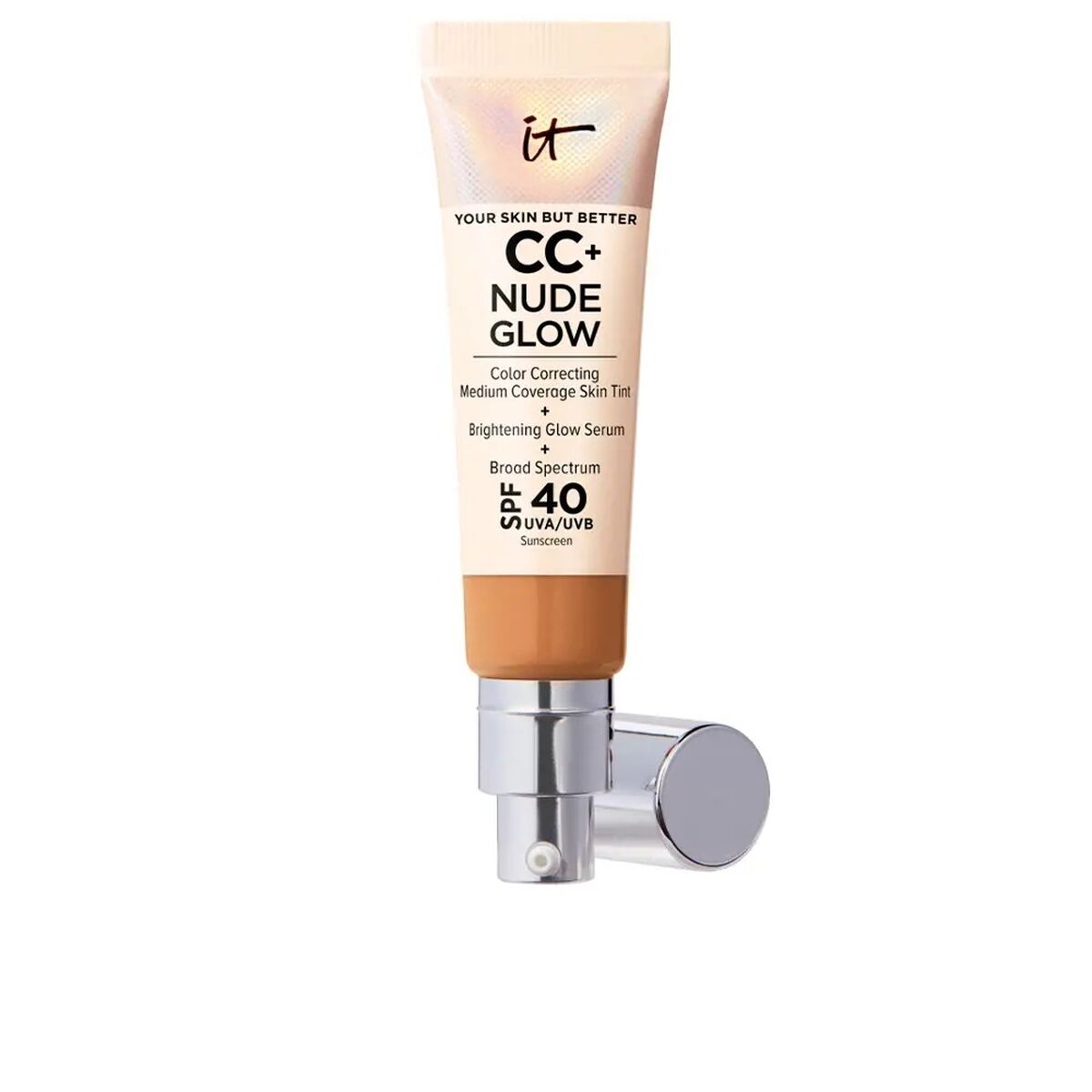 It Cosmetics CC+ Nude Glow Tan Cremige Make-up-Basis Spf 40 32 ml