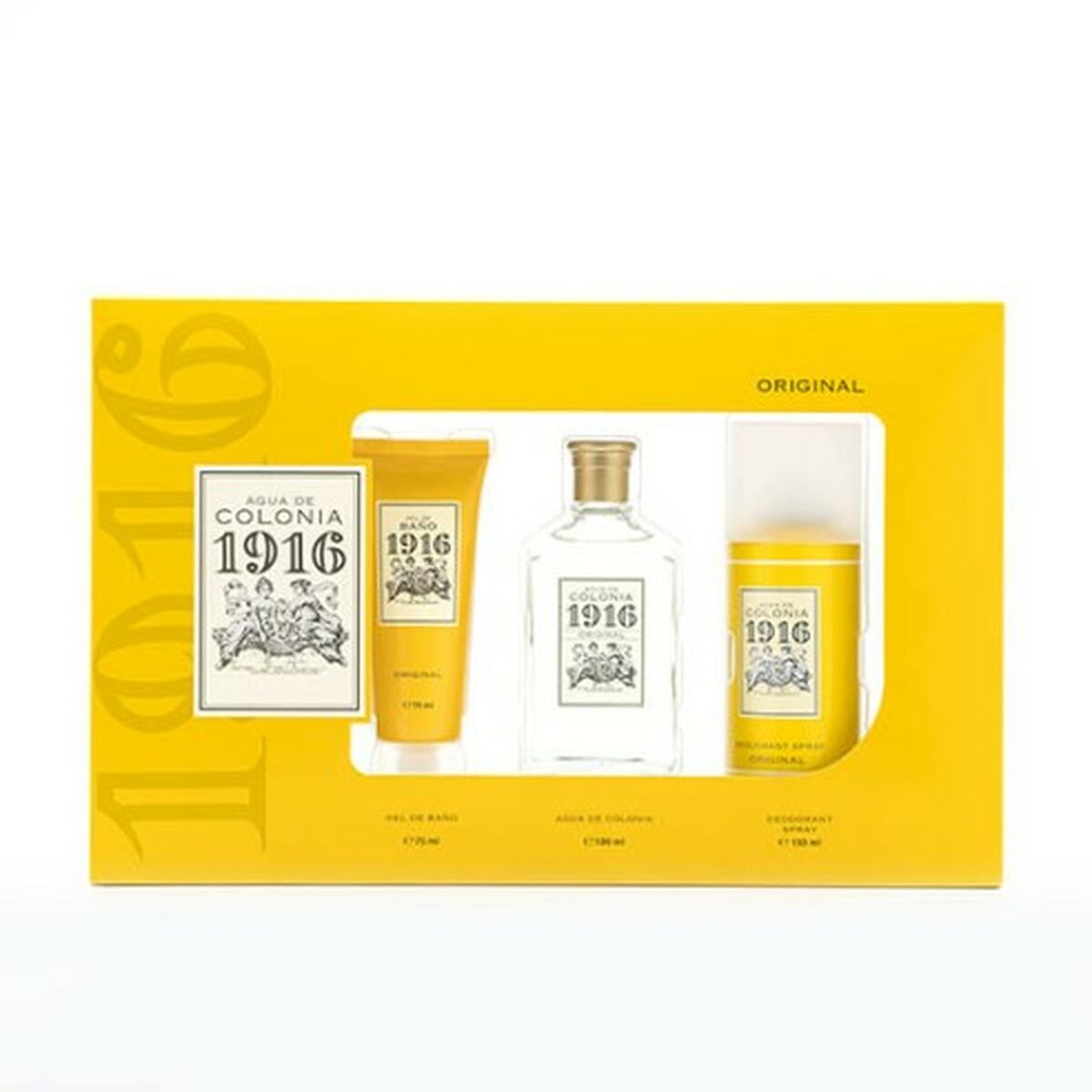 Puig Agua de Colonia 1916 Unisex Perfume Set 3 Pieces