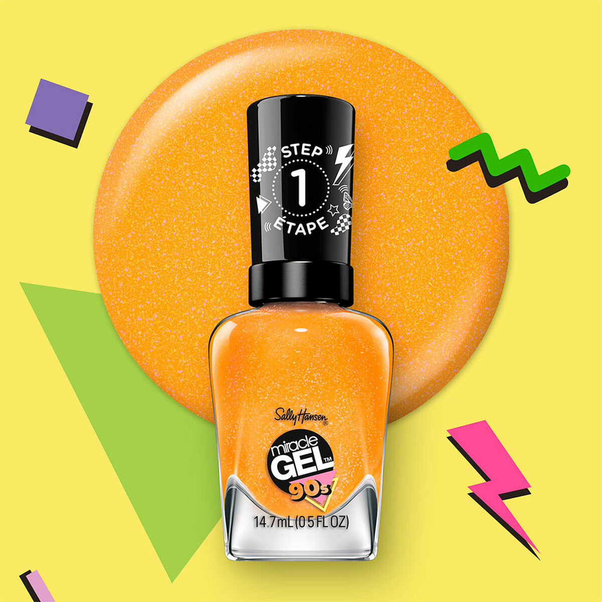 Sally Hansen MIRACLE GEL 90s Be Bright Back Nagellack 14,7 ml