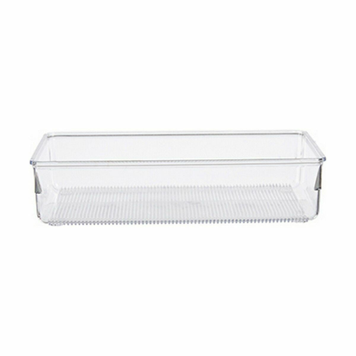 Organizador de Gavetas Multiusos Transparente Plástico 24 x 5,5 x 15,8 cm (36 Unidades)