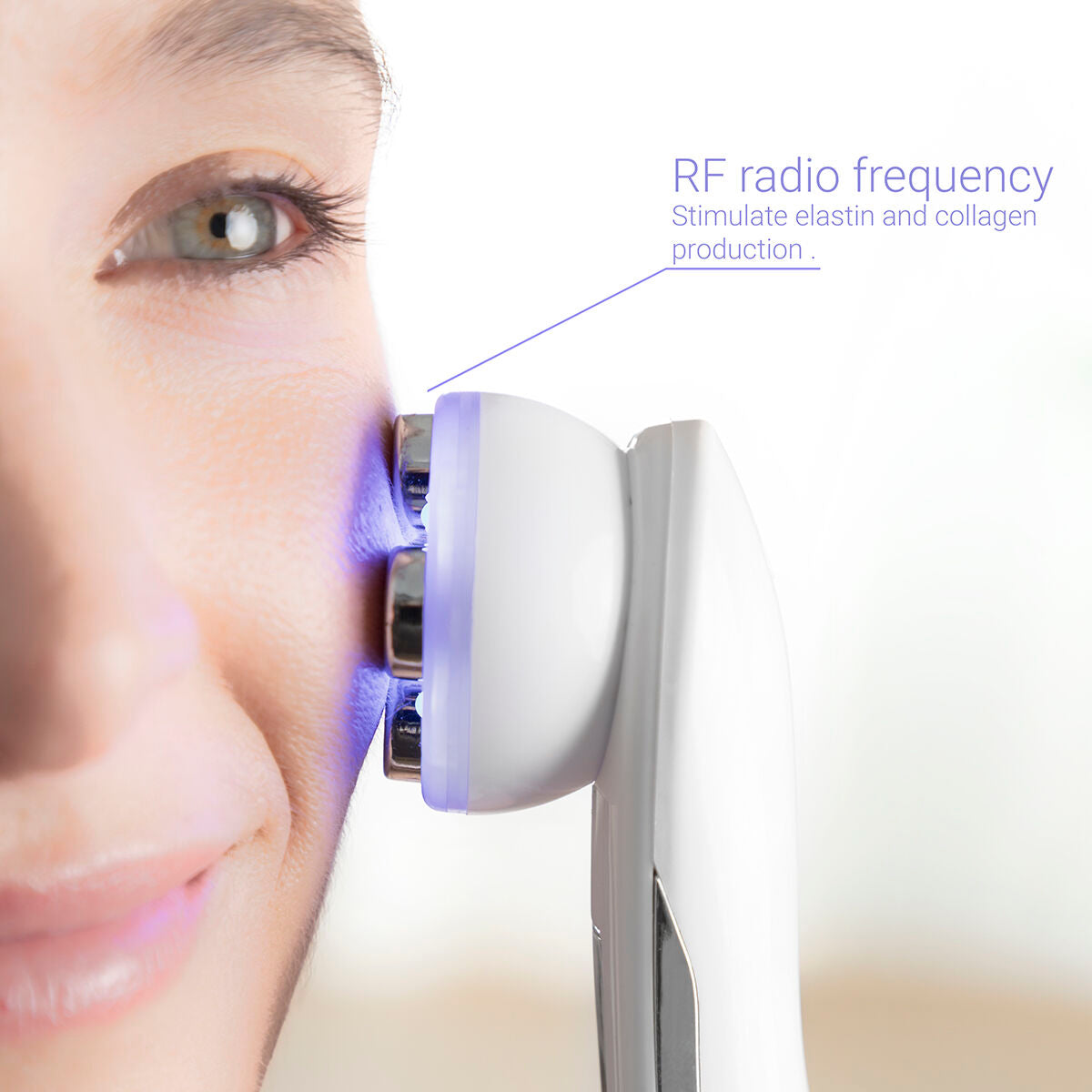 Massajador de Rosto com Radiofrequência, Fototerapia e Eletroestimulação Wace InnovaGoods