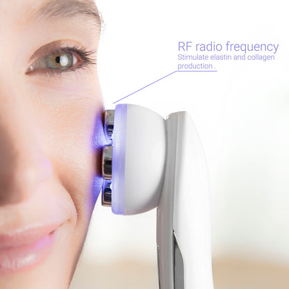 Massajador de Rosto com Radiofrequência, Fototerapia e Eletroestimulação Wace InnovaGoods